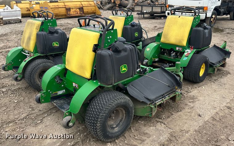 image for item LN9172 (4) John Deere ZTR lawn mowers