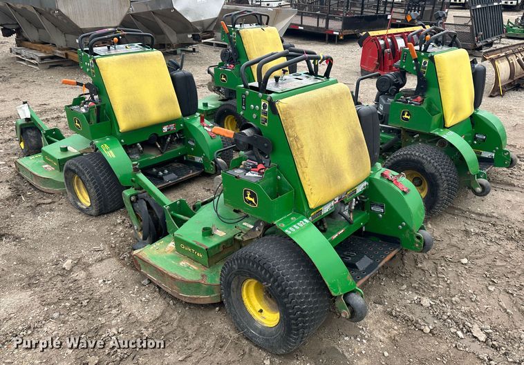 image for item LN9172 (4) John Deere ZTR lawn mowers