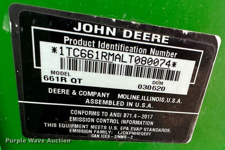 image for item LN9172 (4) John Deere ZTR lawn mowers