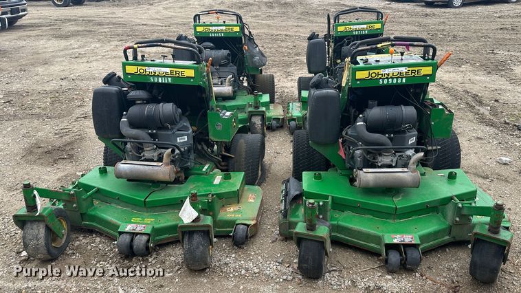 image for item LN9176 (4) John Deere ZTR lawn mowers