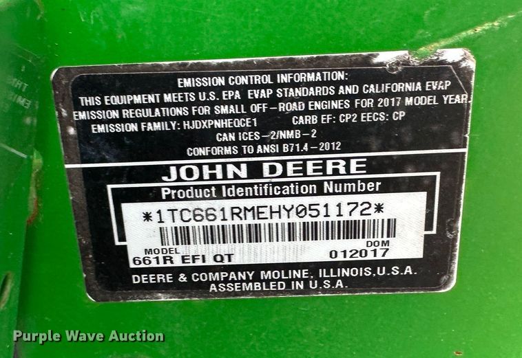image for item LN9176 (4) John Deere ZTR lawn mowers