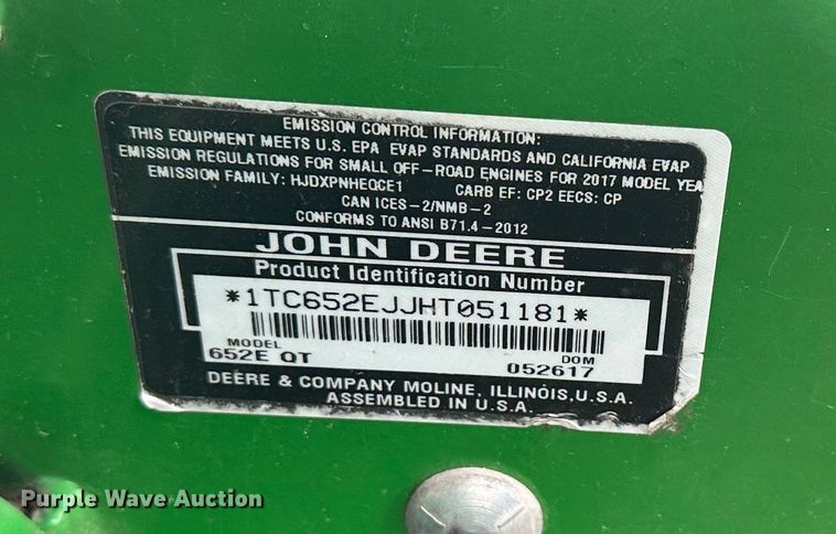 image for item LN9176 (4) John Deere ZTR lawn mowers