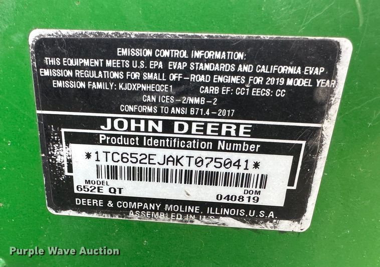 image for item LN9176 (4) John Deere ZTR lawn mowers