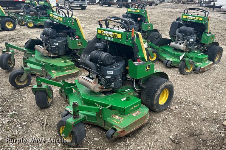 image for item LN9177 (4) John Deere ZTR lawn mowers