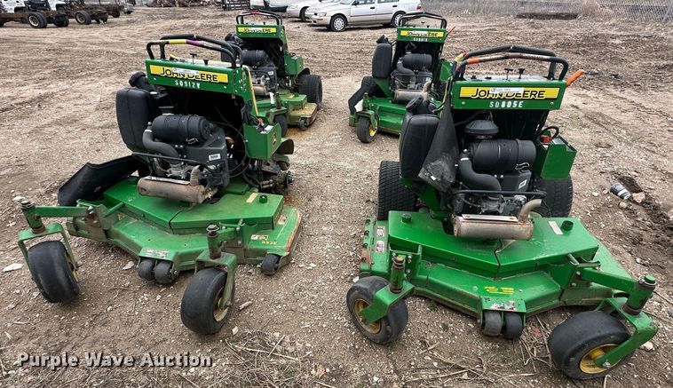 image for item LN9177 (4) John Deere ZTR lawn mowers