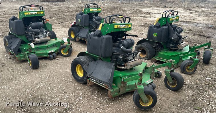 image for item LN9177 (4) John Deere ZTR lawn mowers