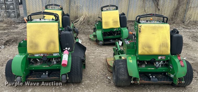 image for item LN9177 (4) John Deere ZTR lawn mowers