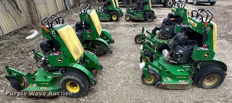 image for item LN9177 (4) John Deere ZTR lawn mowers