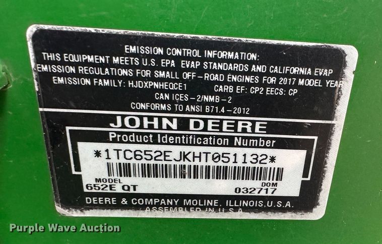image for item LN9177 (4) John Deere ZTR lawn mowers