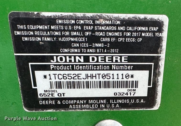image for item LN9177 (4) John Deere ZTR lawn mowers