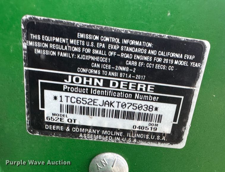 image for item LN9177 (4) John Deere ZTR lawn mowers