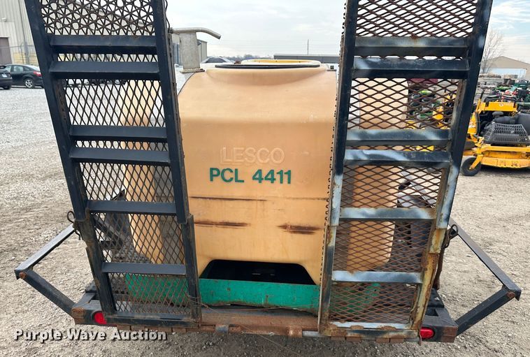 image for item LN9178 Shop built  utility trailer