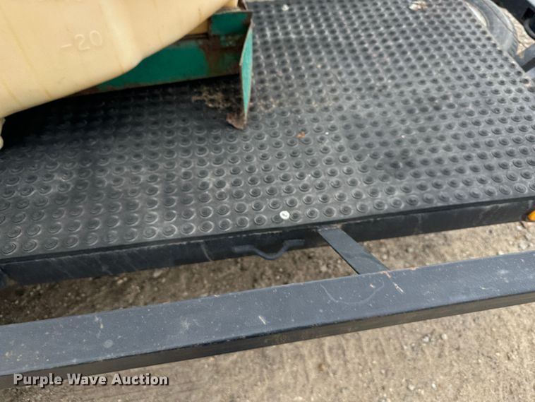 image for item LN9178 Shop built  utility trailer