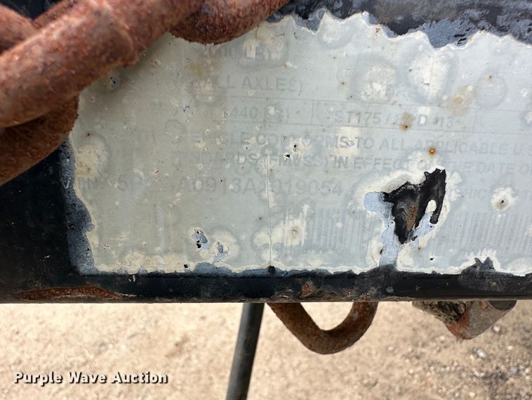 image for item LN9178 Shop built  utility trailer