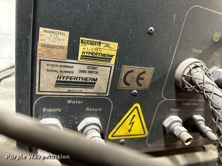 image for item LN9363 Hypertherm HT2000  plasma cutting system