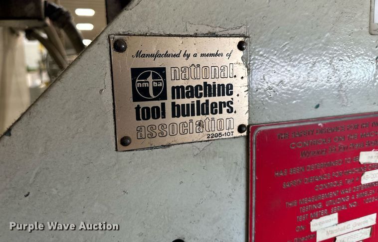 image for item LN9365 Wysong 55-6  press brake