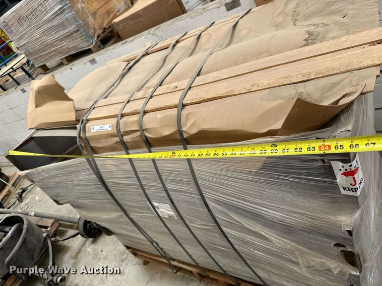 image for item LN9373 (50) 66" L x 9" W steel tandem trailer fenders