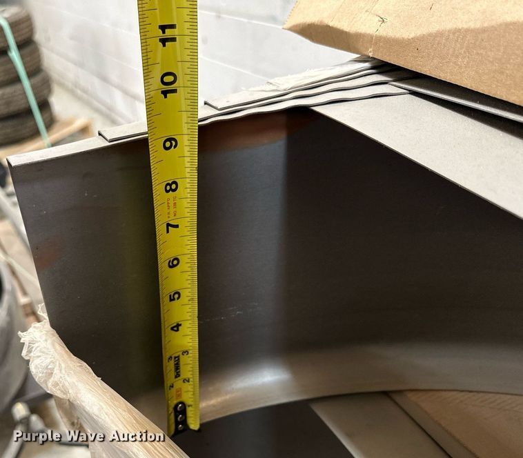 image for item LN9373 (50) 66" L x 9" W steel tandem trailer fenders