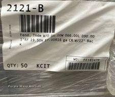 image for item LN9373 (50) 66" L x 9" W steel tandem trailer fenders