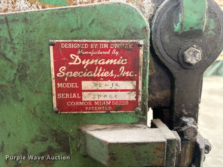 image for item LN9376 Uni-Hydro 42-14  iron worker