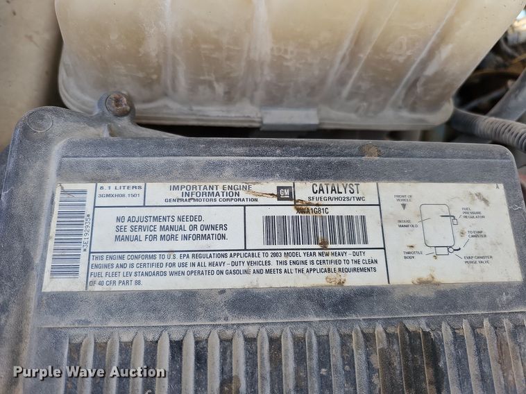 image for item MC9715 2003 Chevrolet Silverado 2500HD  pickup truck