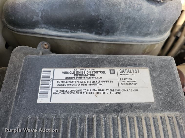 image for item MC9717 2007 Chevrolet Silverado 2500HD  Ext. Cab pickup truck