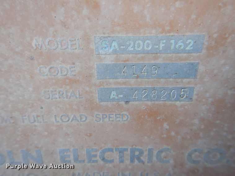 image for item MC9859 Lincoln SA-200  welder