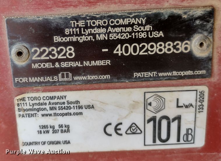 image for item MD9523 Toro TX-1000  compact utility loader