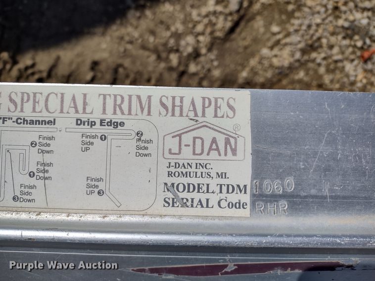 image for item MD9528 J-Dan TDM1060  metal brake