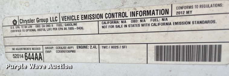 image for item MM9438 2012 Chrysler 200