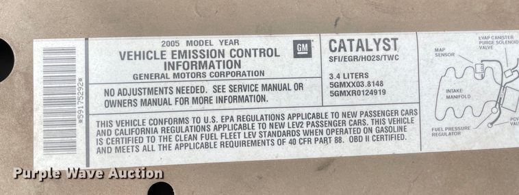 image for item MM9444 2005 Chevrolet Monte Carlo