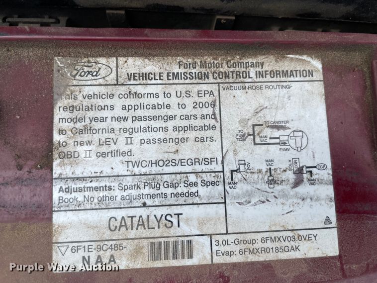 image for item MM9446 2006 Ford Taurus SEL