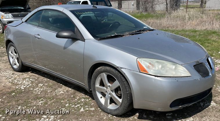 image for item MM9452 2008 Pontiac G6 GT  convertible
