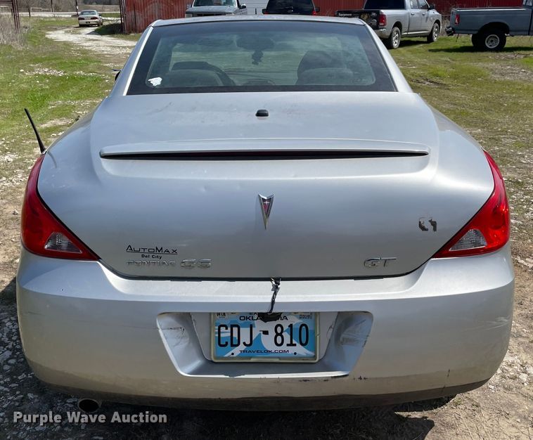 image for item MM9452 2008 Pontiac G6 GT  convertible