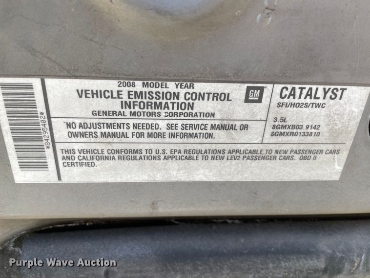 image for item MM9452 2008 Pontiac G6 GT  convertible