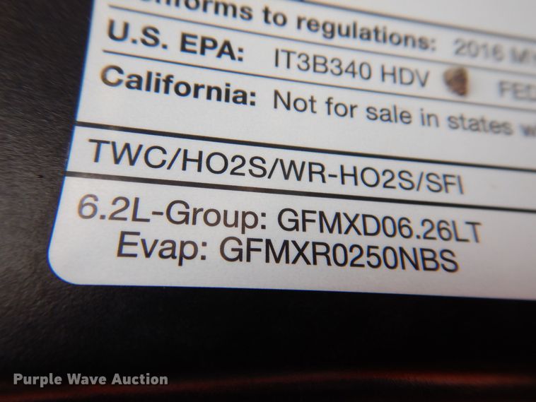 image for item MO9547 2016 Ford F250 Super Duty XL  SuperCab pickup truck