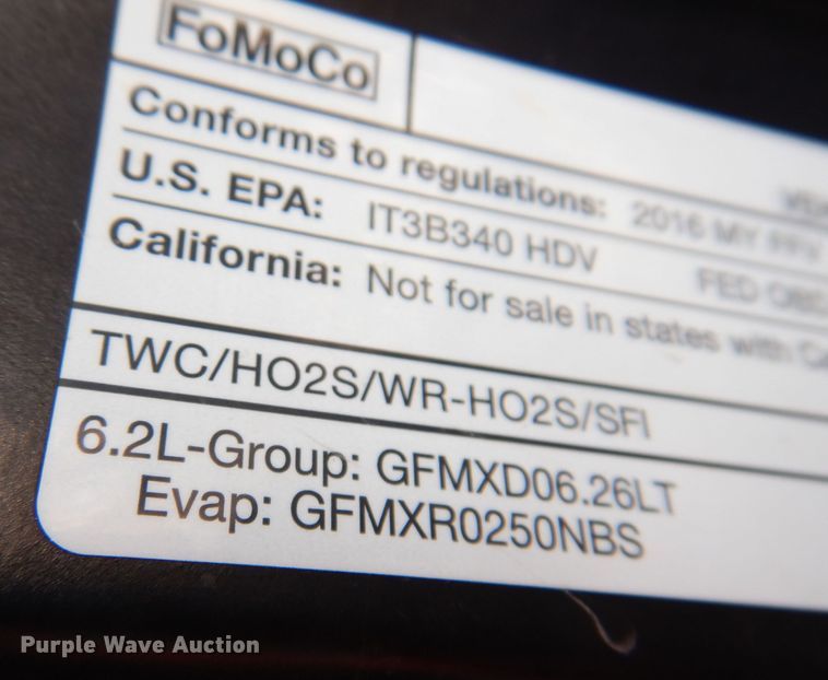 image for item MO9553 2016 Ford F250 Super Duty XL  SuperCab pickup truck