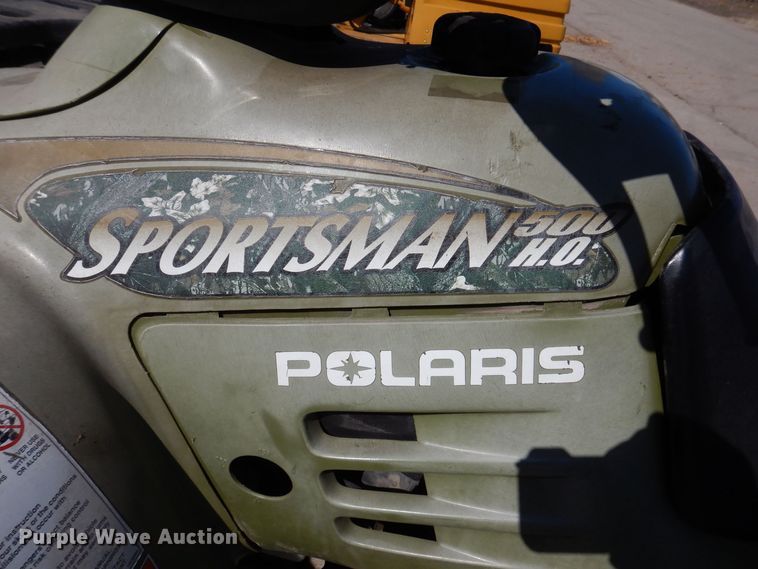 image for item MO9577 2003 Polaris Sportsman 500 HO  ATV