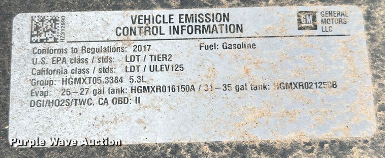 image for item MQ9857 2017 Chevrolet Silverado 1500  Double Cab pickup truck