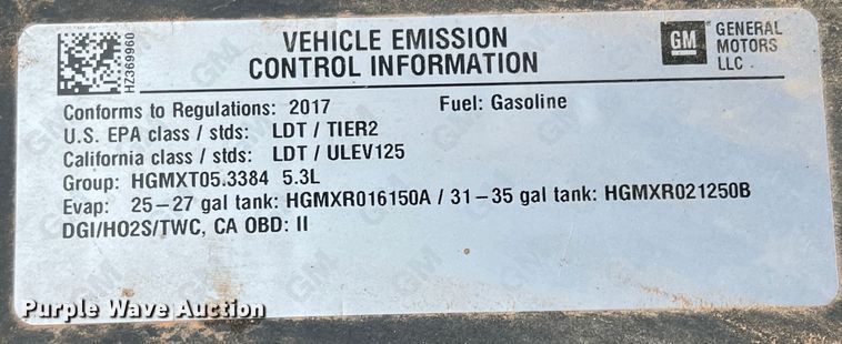 image for item MQ9859 2017 Chevrolet Silverado 1500  Double Cab pickup truck