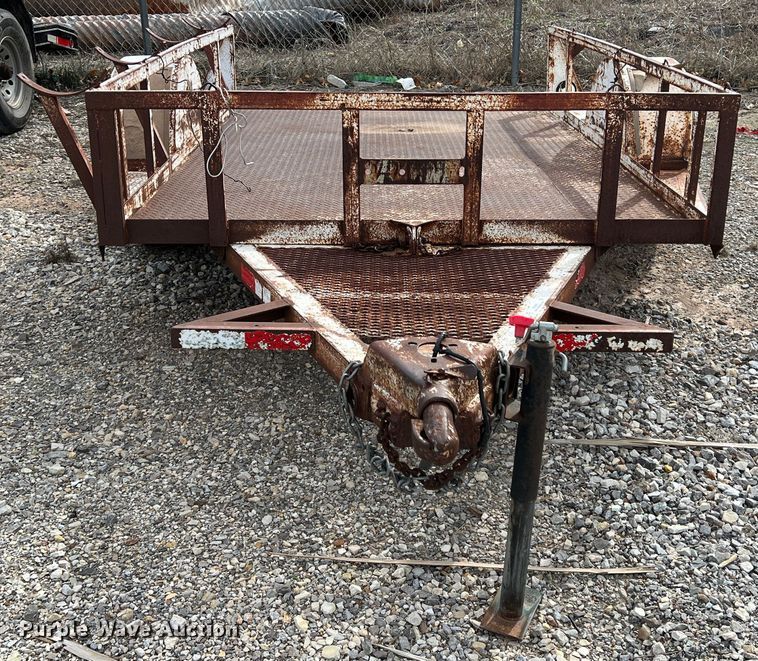 image for item MQ9862 Shop built  utility trailer