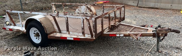 image for item MQ9862 Shop built  utility trailer