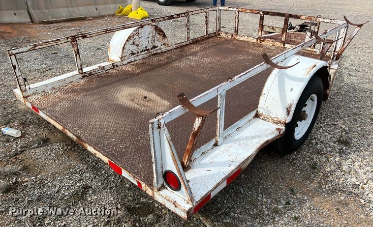 image for item MQ9862 Shop built  utility trailer
