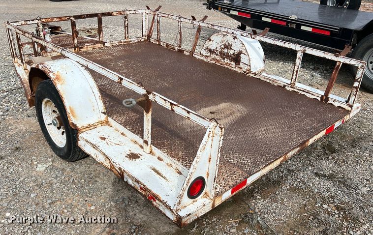 image for item MQ9862 Shop built  utility trailer