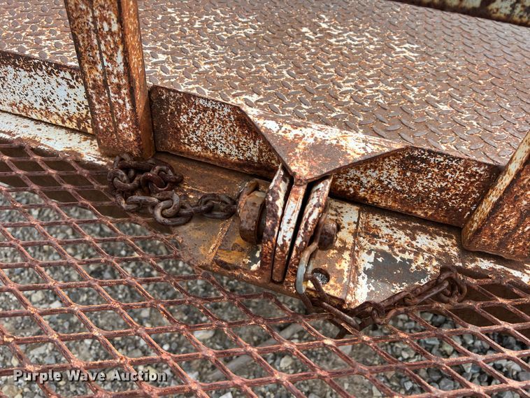 image for item MQ9862 Shop built  utility trailer