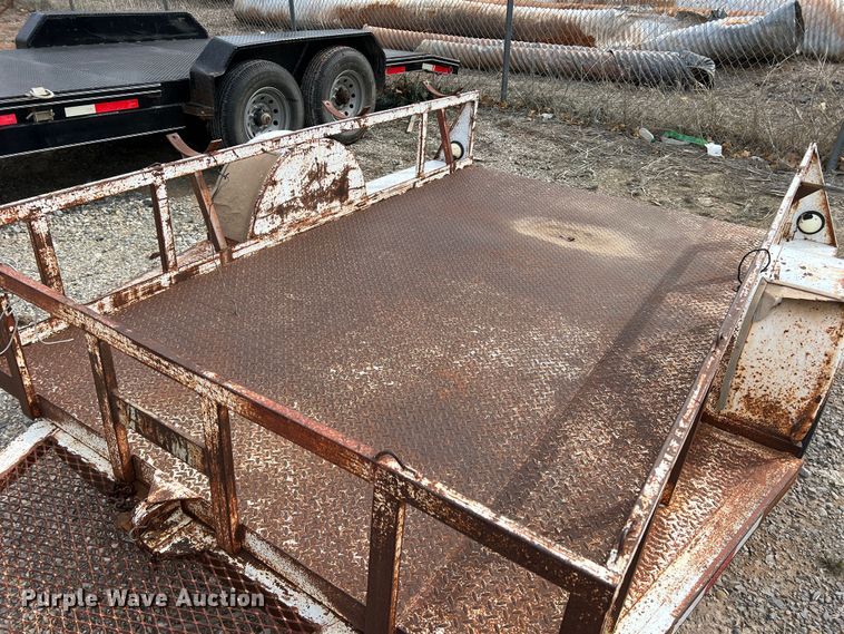 image for item MQ9862 Shop built  utility trailer