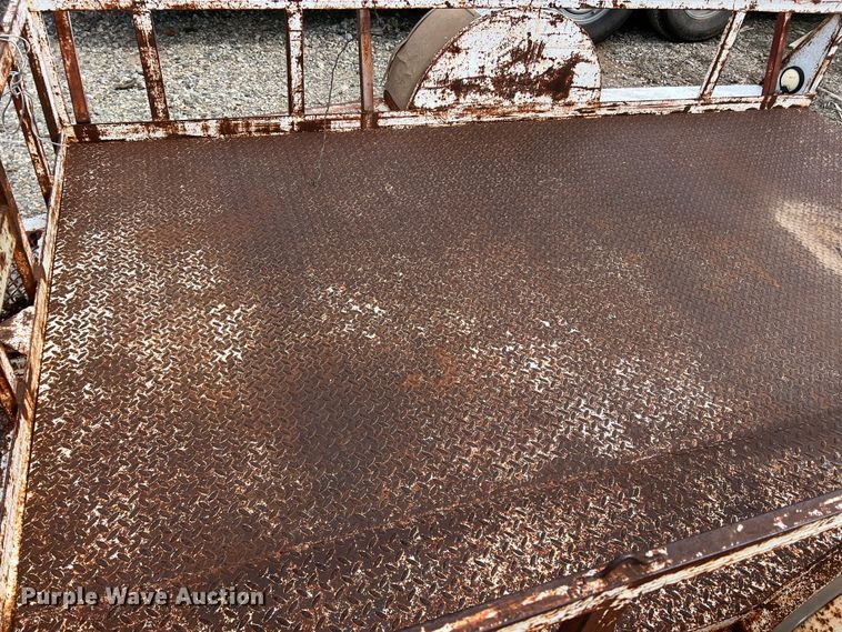 image for item MQ9862 Shop built  utility trailer