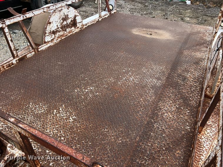 image for item MQ9862 Shop built  utility trailer