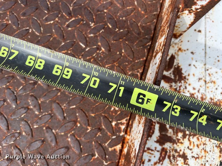 image for item MQ9862 Shop built  utility trailer