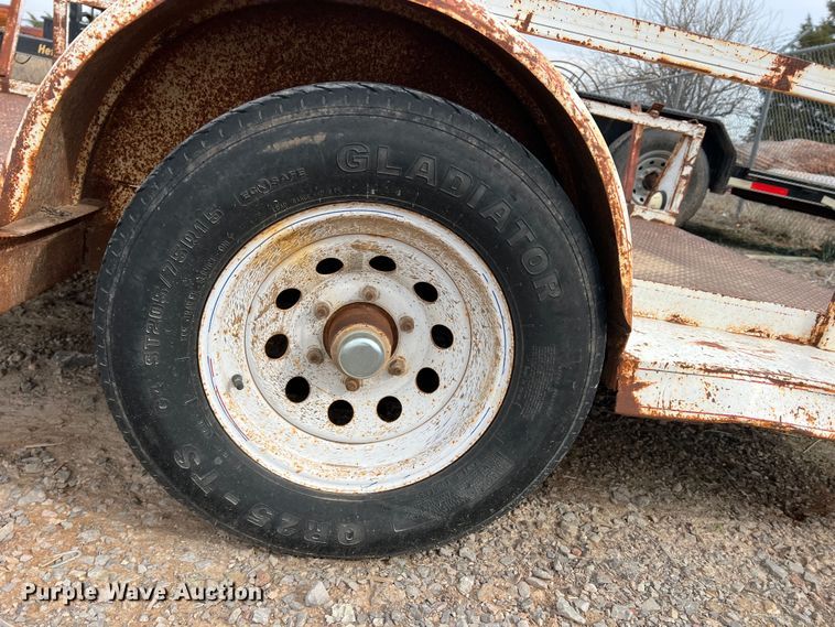 image for item MQ9862 Shop built  utility trailer